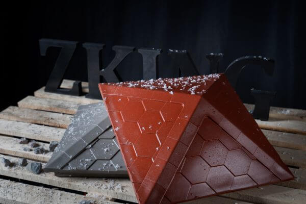 Колпак Zking Эверест Красный на столб 1.5х1.5 кирпича (390х390мм) в Жуковском фото