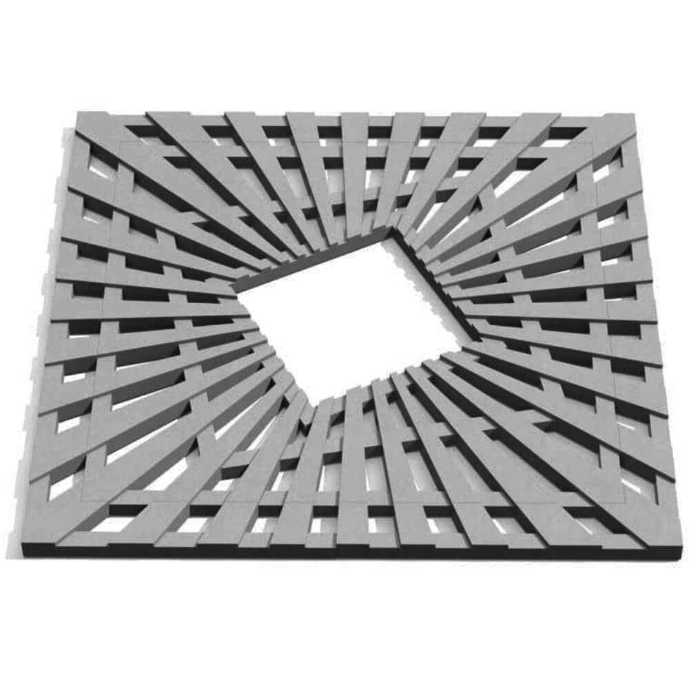 Приствольная решетка для дерева ZKING ATMOSPHERE 1.2х1.2м Серая Жуковский фото