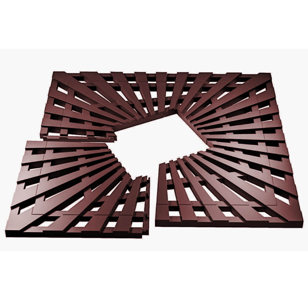 Приствольная решетка для дерева ZKING ATMOSPHERE 1.2х1.2м Коричневая в Жуковском фото