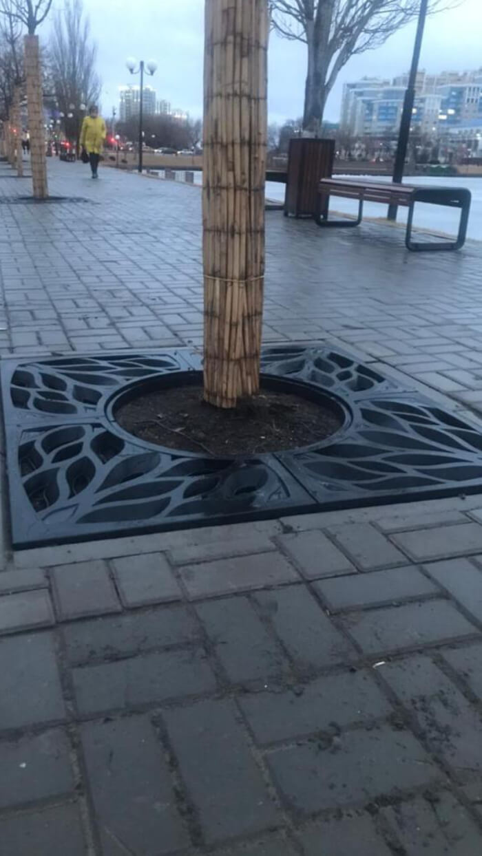 Приствольная решетка для дерева ZKING CRUST 1.2х1.2м Черная в Жуковском фото