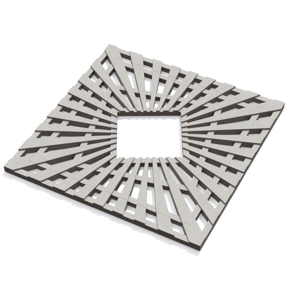 Приствольная решетка для дерева ZKING ATMOSPHERE 1.2х1.2м Бежевая в Жуковском фото