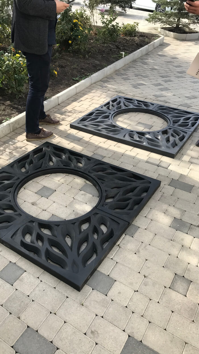 Приствольная решетка для дерева ZKING CRUST 1.2х1.2м Черная в Жуковском фото