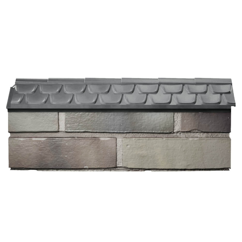 Парапет Zking Эльбрус Серый с посадкой на 0.5 кирпича (130мм) в Жуковском фото