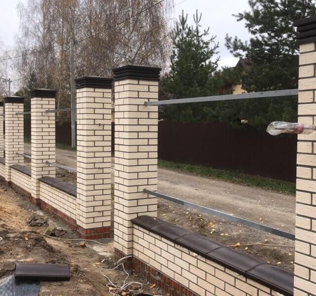 Колпак Zking Бона ХайТек Коричневый на столб 1.5х1.5 кирпича (385х385мм) в Жуковском фото