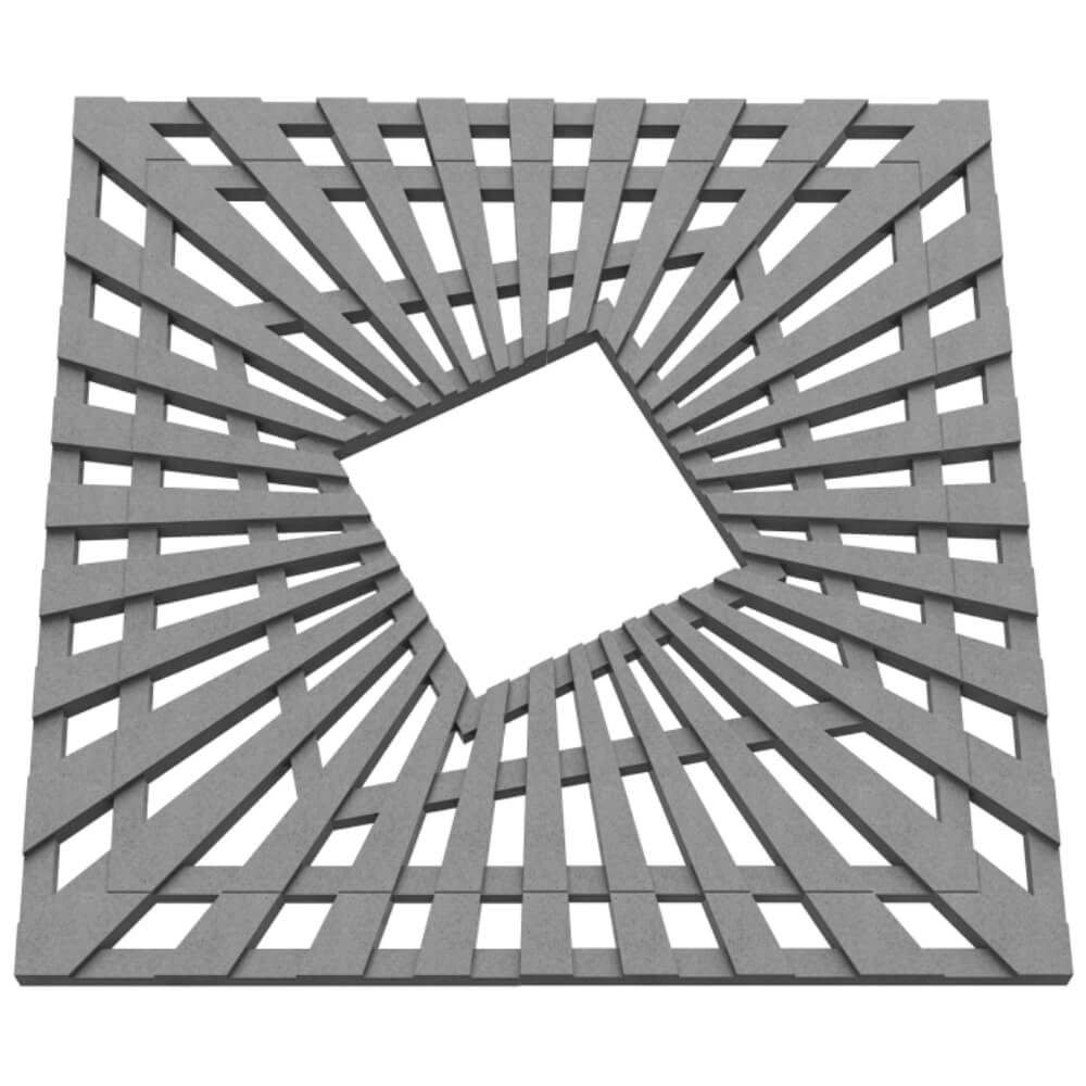 Приствольная решетка для дерева ZKING ATMOSPHERE 1.2х1.2м Серая в Жуковском фото