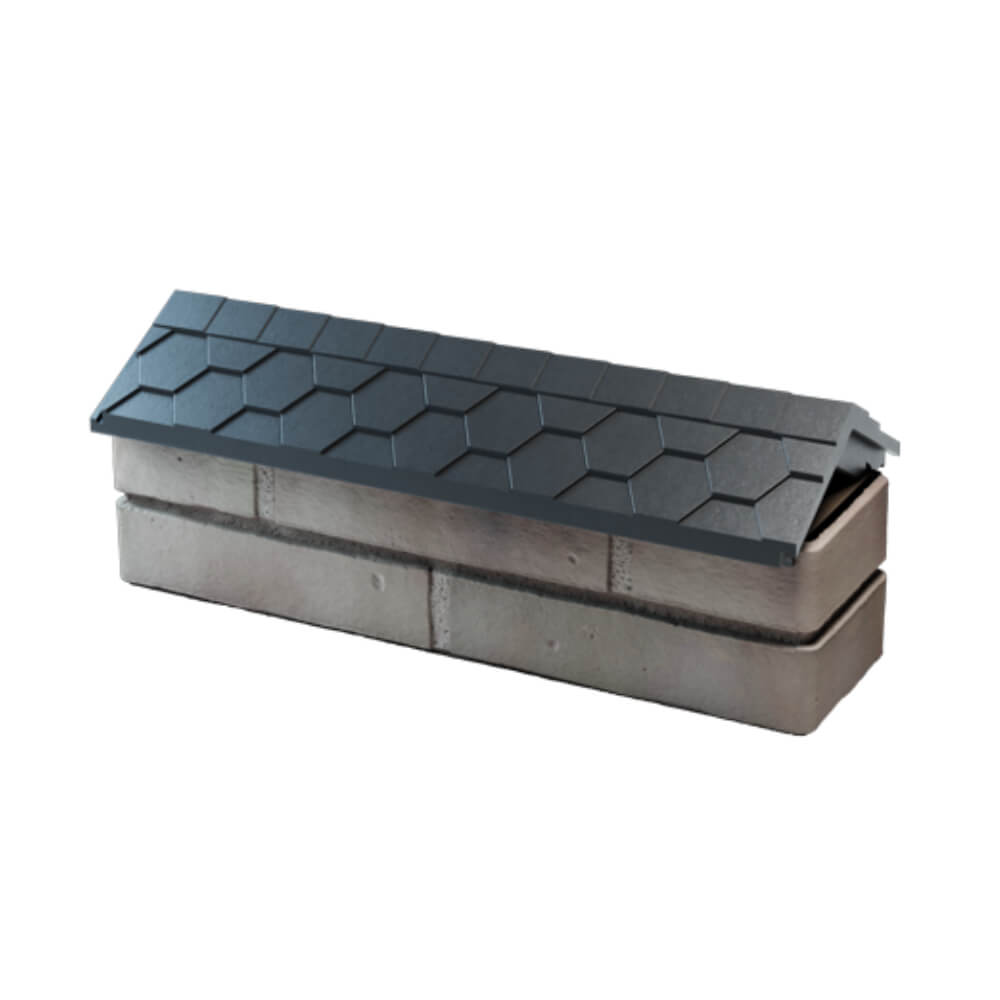 Парапет Zking Эверест Серый с посадкой на 0.5 кирпича (130мм) в Жуковском фото