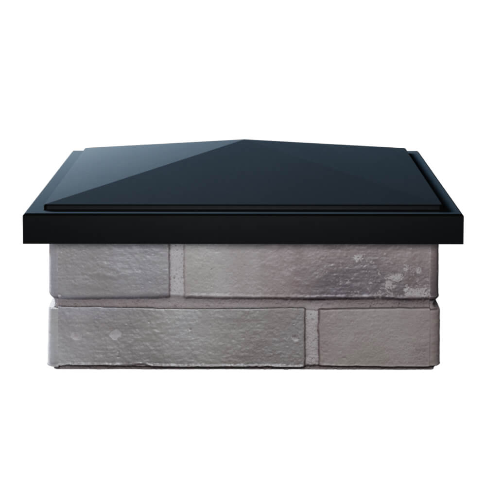 Колпак Zking БонаМоно Черный на столб 1.5х1.5 кирпича (385х385, 400х400мм) Жуковский фото