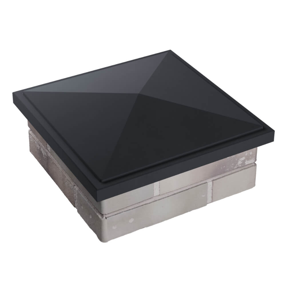 Колпак Zking БонаМоно Серый на столб 1.5х1.5 кирпича (385х385, 400х400мм) в Жуковском фото