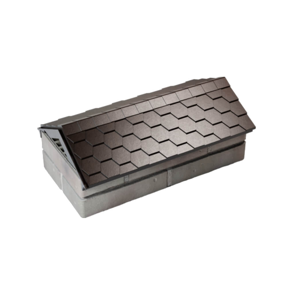 Парапет Zking Эверест Коричневый с посадкой на 1 кирпич (200/225/255мм) в Жуковском фото