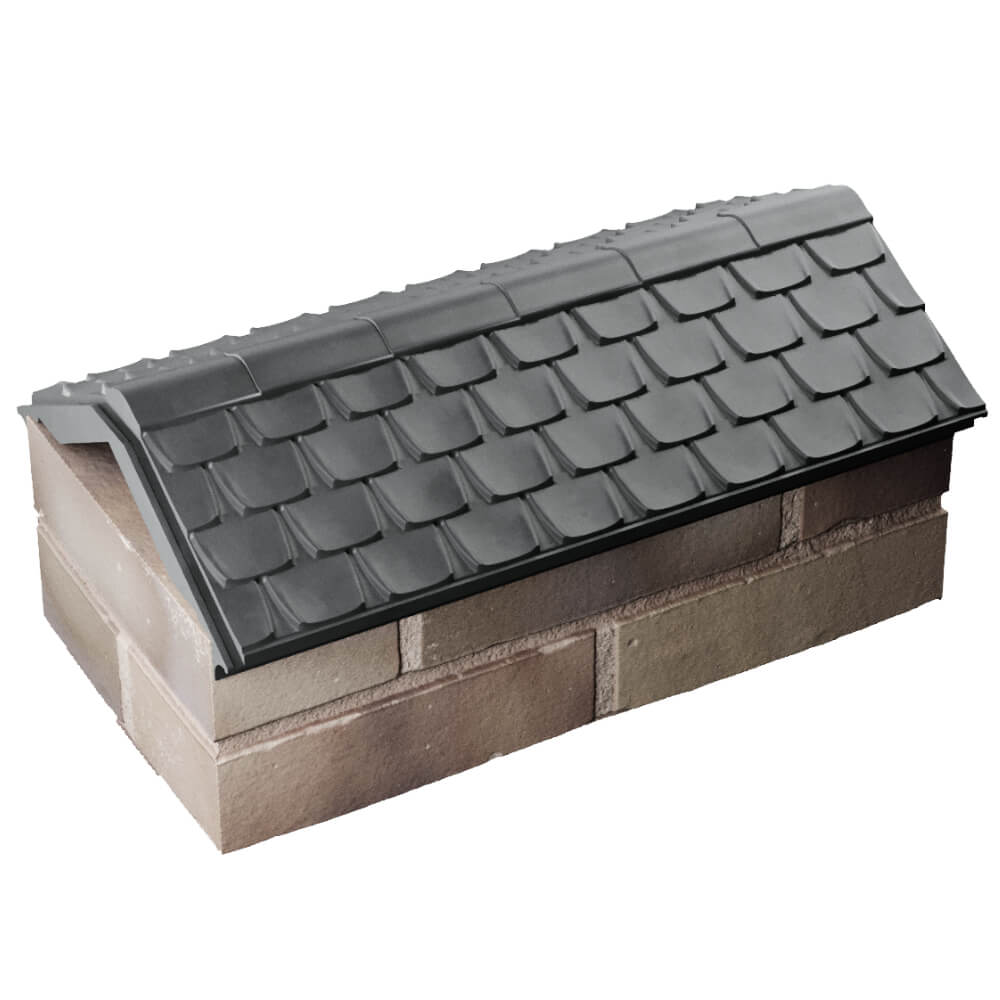 Парапет Zking Эльбрус Серый с посадкой на 1 кирпич (255мм) в Жуковском фото