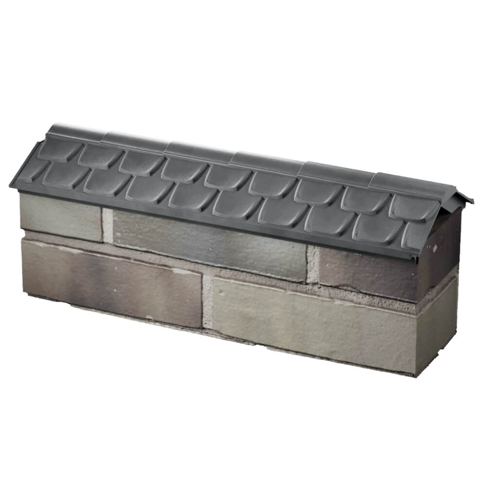 Парапет Zking Эльбрус Серый с посадкой на 0.5 кирпича (130мм) в Жуковском фото