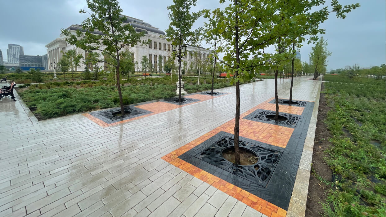 Приствольная решетка для дерева ZKING CRUST 1.2х1.2м Черная в Жуковском фото