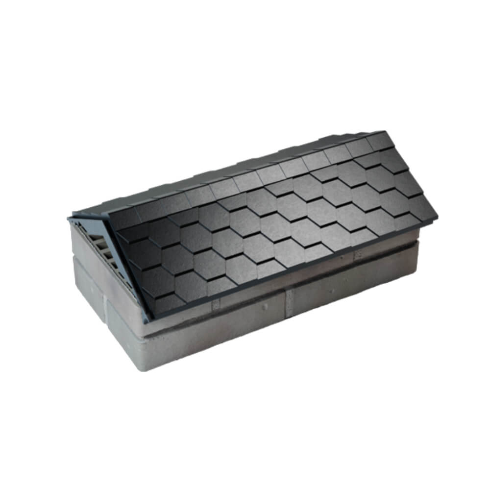 Парапет Zking Эверест Черный с посадкой на 1 кирпич (200/225/255мм) в Жуковском фото