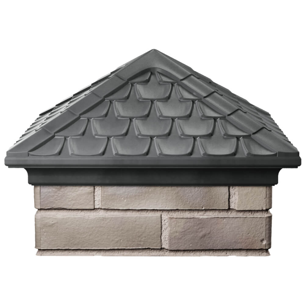 Колпак Zking Эльбрус Серый на столб 1.5х1.5 кирпича (385х385мм) Жуковский фото