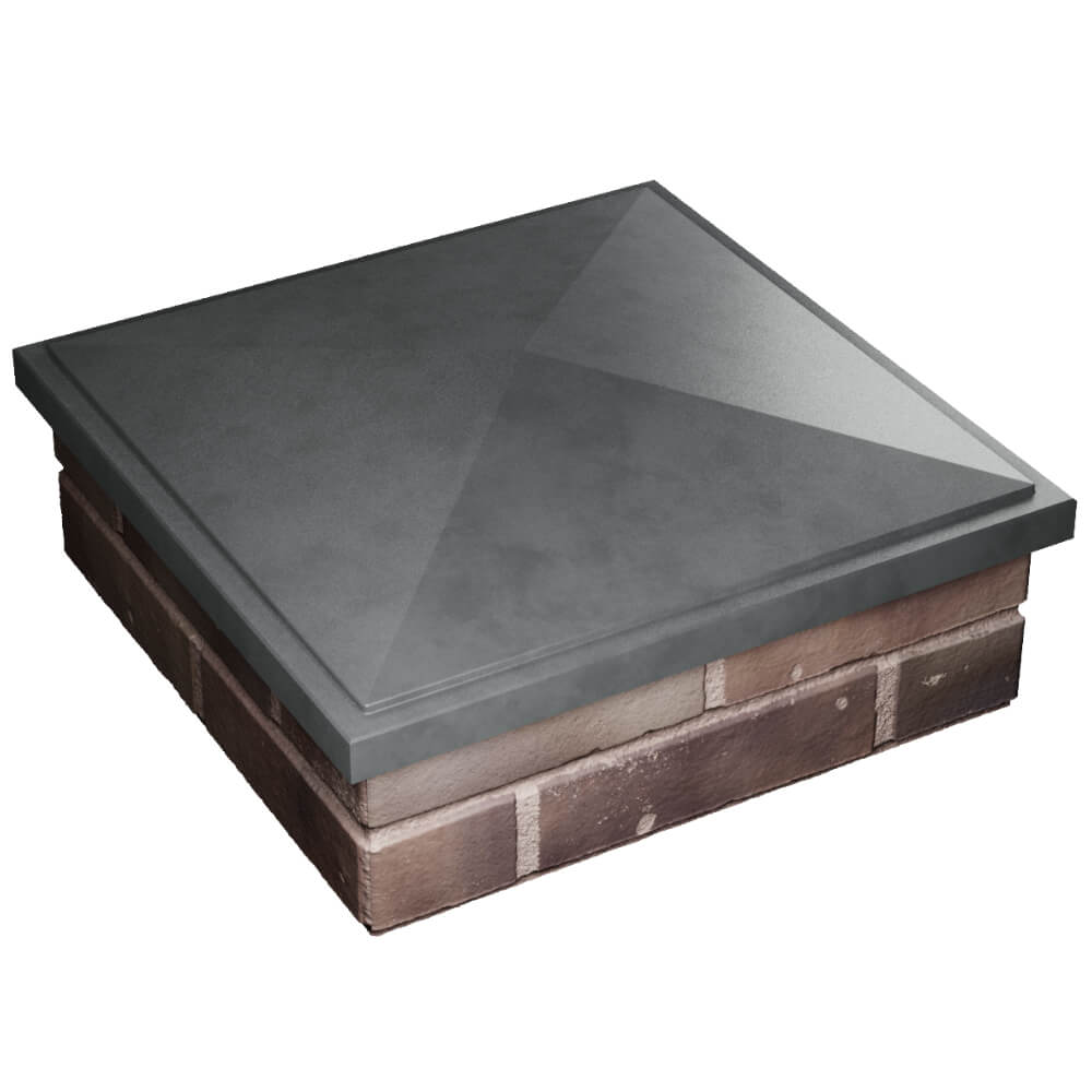 Колпак Zking БонаМоно Серый на столб 2х2 кирпича (515х515, 530х530мм) в Жуковском фото