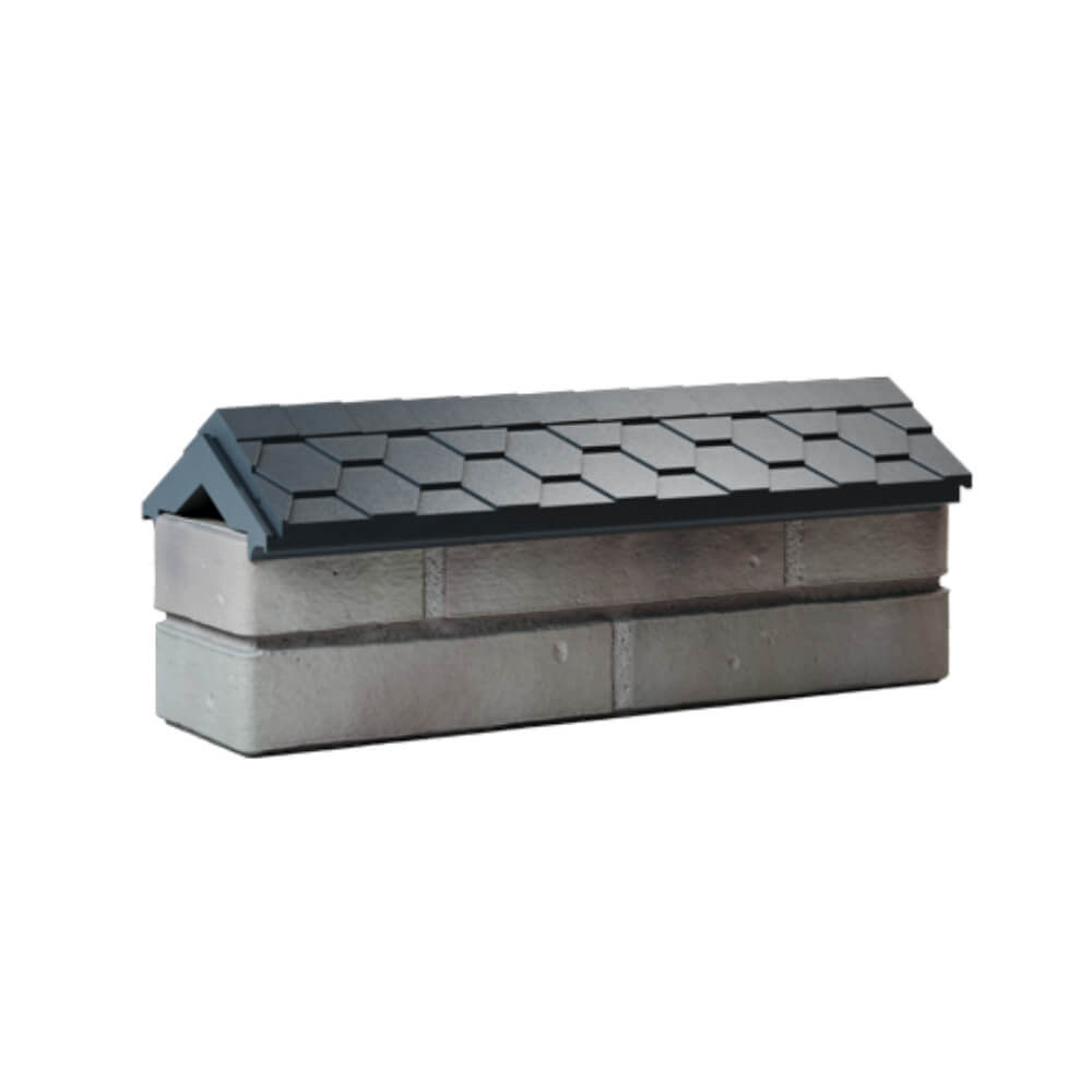 Парапет Zking Эверест Серый с посадкой на 0.5 кирпича (130мм) Жуковский фото