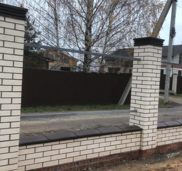 Колпак Zking Бона ХайТек Коричневый на столб 1.5х1.5 кирпича (385х385мм) в Жуковском фото