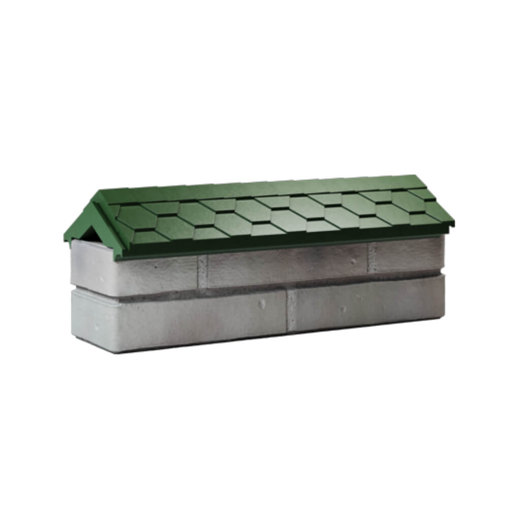 Парапет Zking Эверест Зеленый с посадкой на 0.5 кирпича (130мм) Жуковский фото