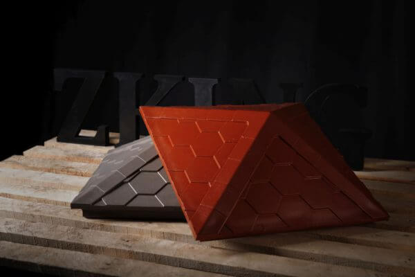 Колпак Zking Эверест Красный на столб 1.5х1.5 кирпича (390х390мм) в Жуковском фото