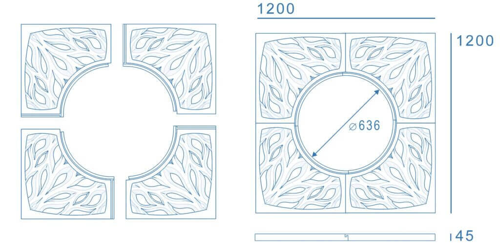 Приствольная решетка для дерева ZKING CRUST 1.2х1.2м Черная в Жуковском фото