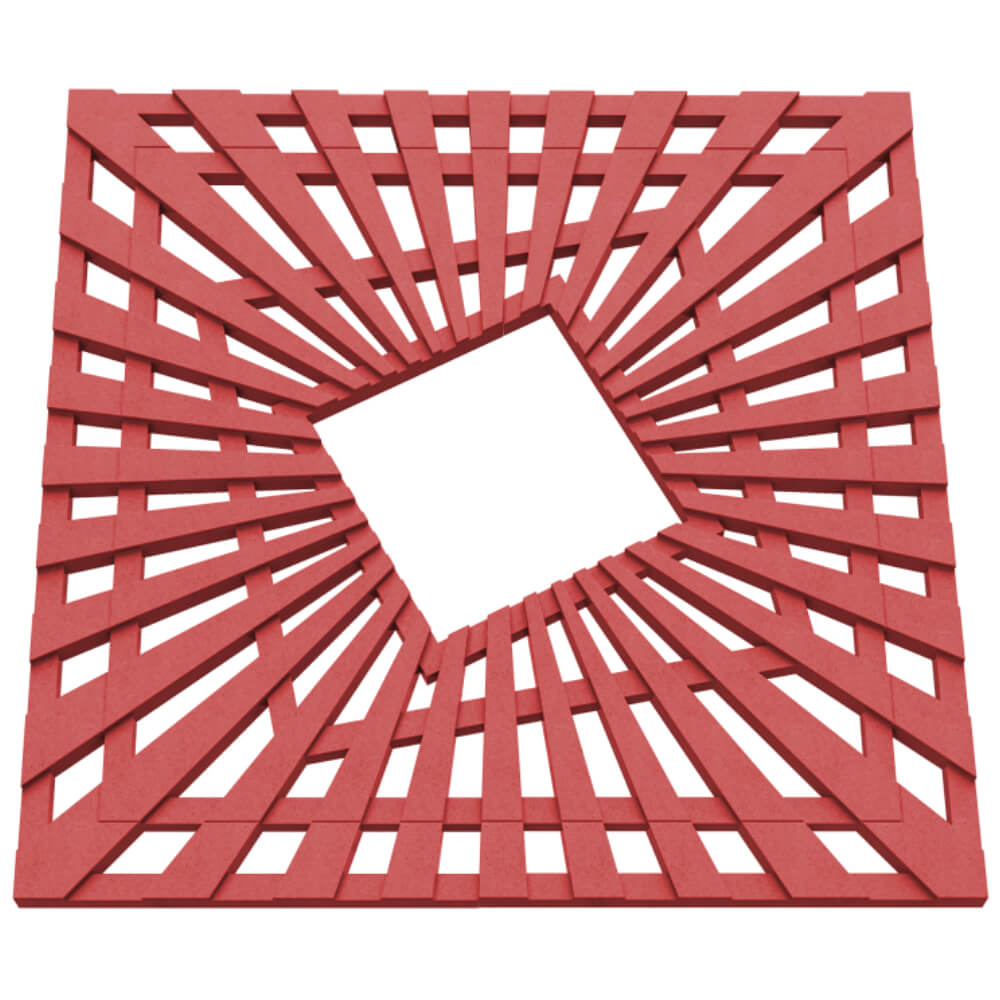 Приствольная решетка для дерева ZKING ATMOSPHERE 1.2х1.2м Красная в Жуковском фото