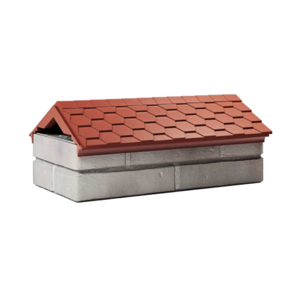 Парапет Zking Эверест Красный с посадкой на 1 кирпич (200/225/255мм) Жуковский фото