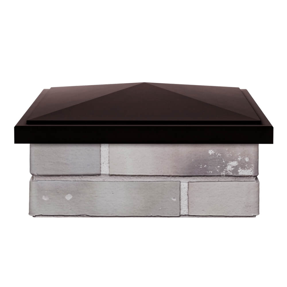 Колпак Zking БонаМоно Коричневый на столб 1.5х1.5 кирпича (385х385, 400х400мм) Жуковский фото