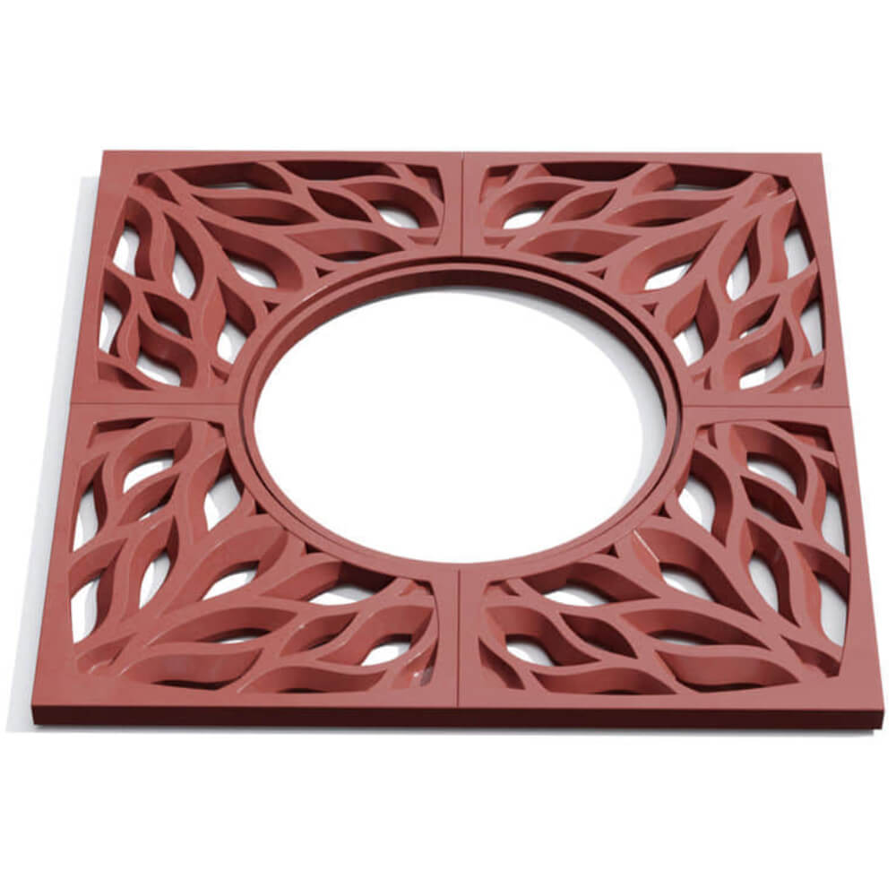 Приствольная решетка для дерева ZKING CRUST 1.2х1.2м Красная Жуковский фото