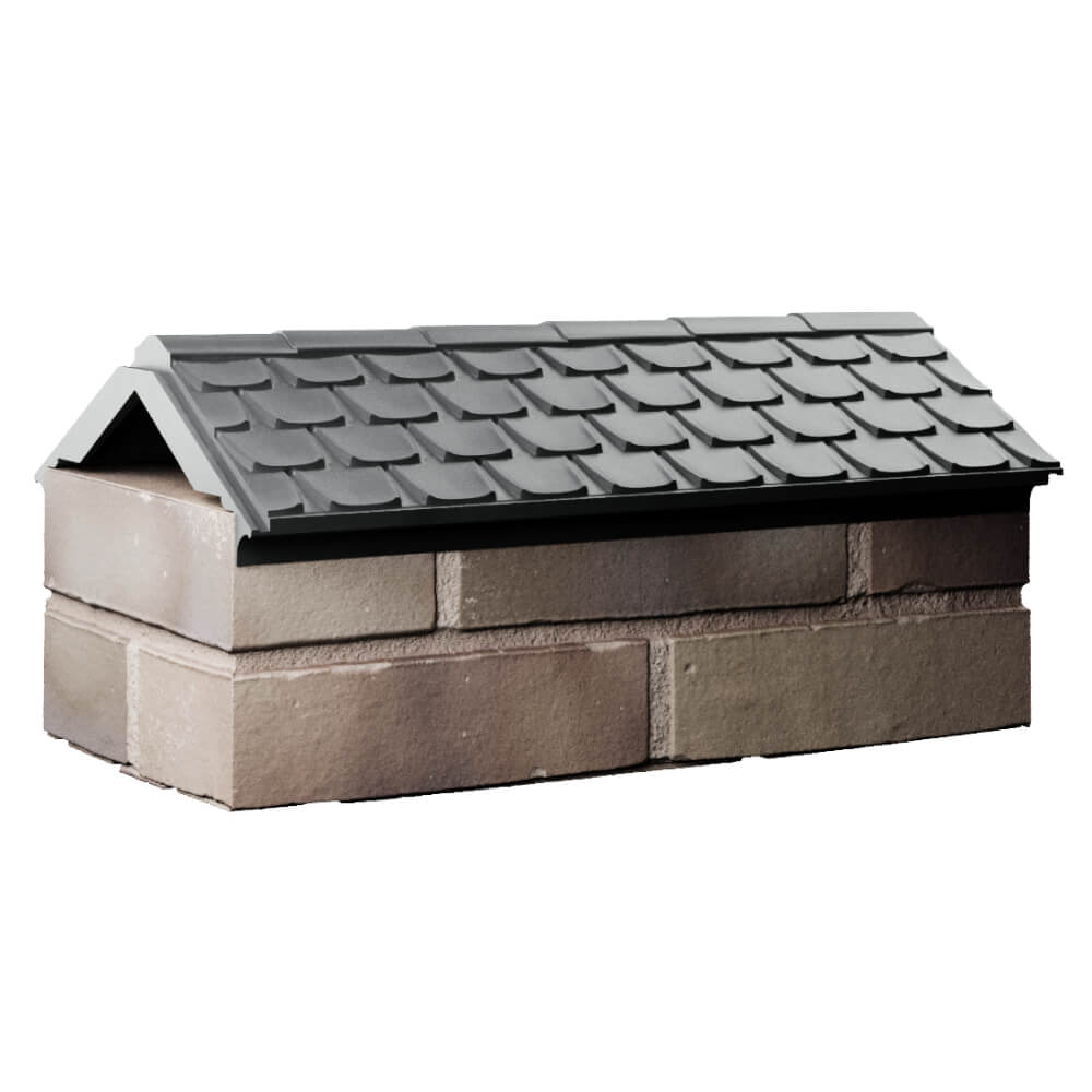 Парапет Zking Эльбрус Серый с посадкой на 1 кирпич (255мм) Жуковский фото