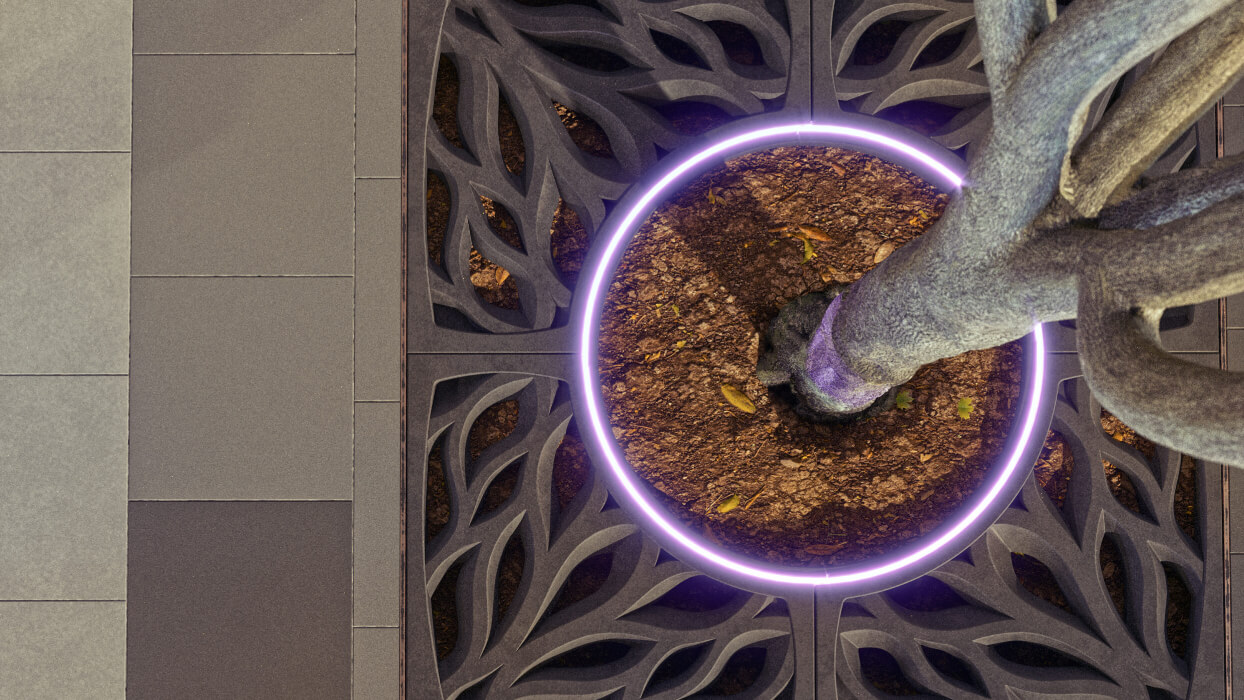 Приствольная решетка для дерева ZKING CRUST 1.2х1.2м Черная в Жуковском фото