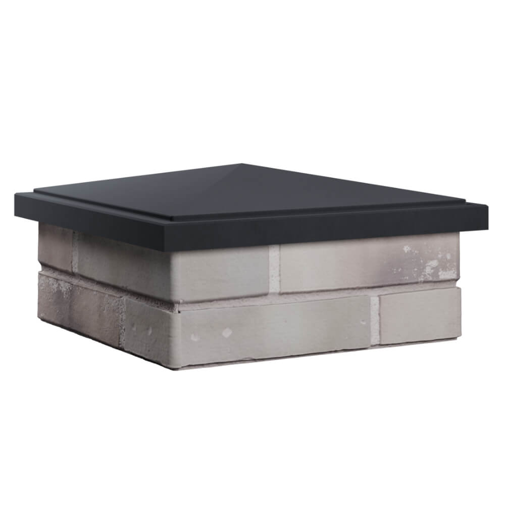 Колпак Zking БонаМоно Серый на столб 1.5х1.5 кирпича (385х385, 400х400мм) в Жуковском фото