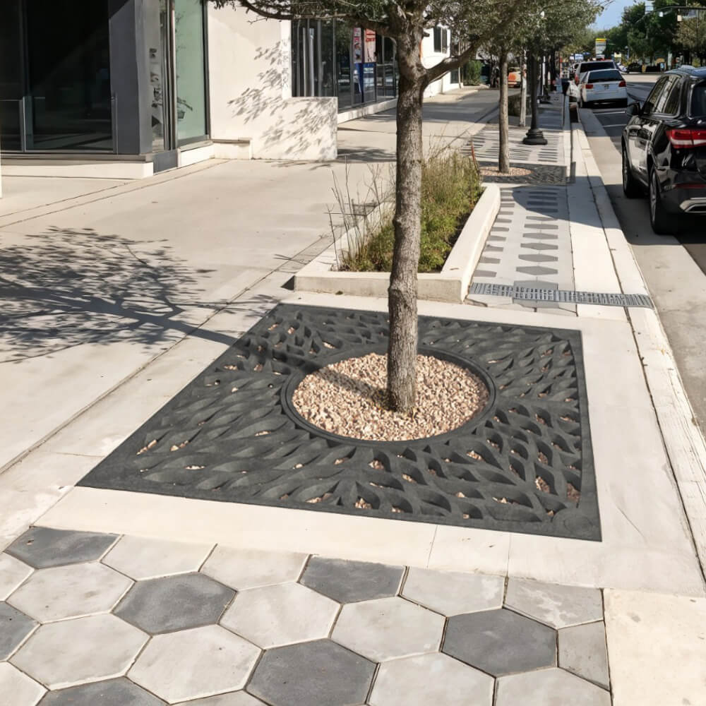 Приствольная решетка для дерева ZKING CRUST 2х2м Черная в Жуковском фото