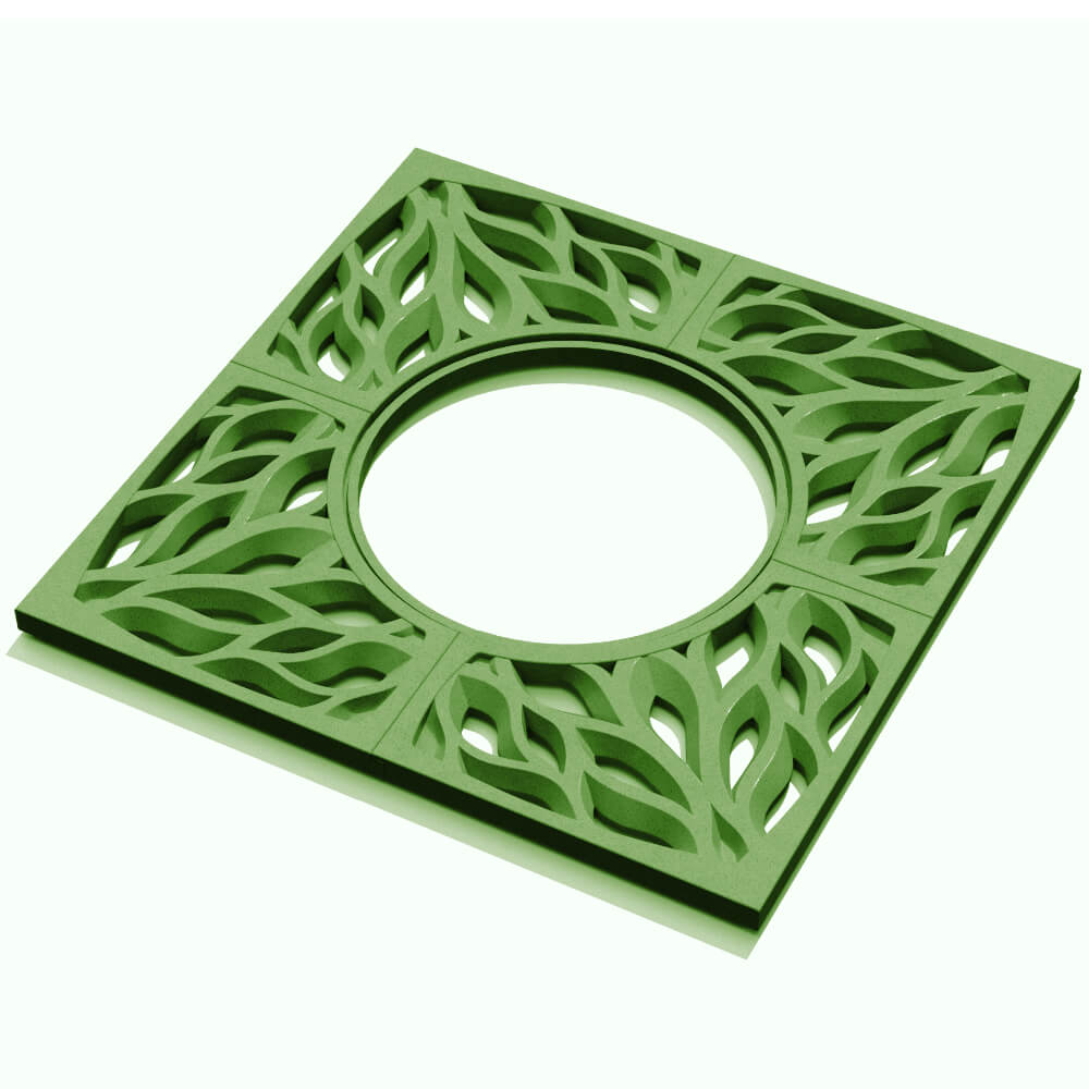 Приствольная решетка для дерева ZKING CRUST 1.2х1.2м Зеленая в Жуковском фото