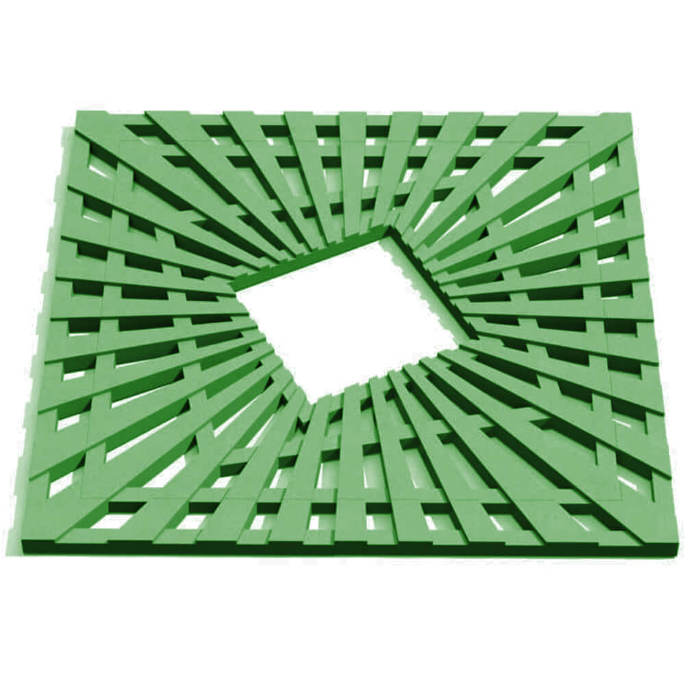 Приствольная решетка для дерева ZKING ATMOSPHERE 1.2х1.2м Зеленая Жуковский фото