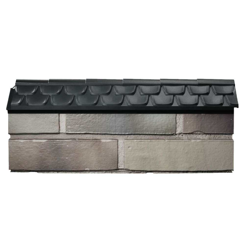 Парапет Zking Эльбрус Черный с посадкой на 0.5 кирпича (130мм) в Жуковском фото