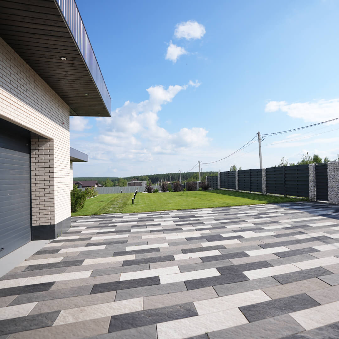 Шаговая плита STONE Черный Сланец 990х330х55мм в Жуковском фото